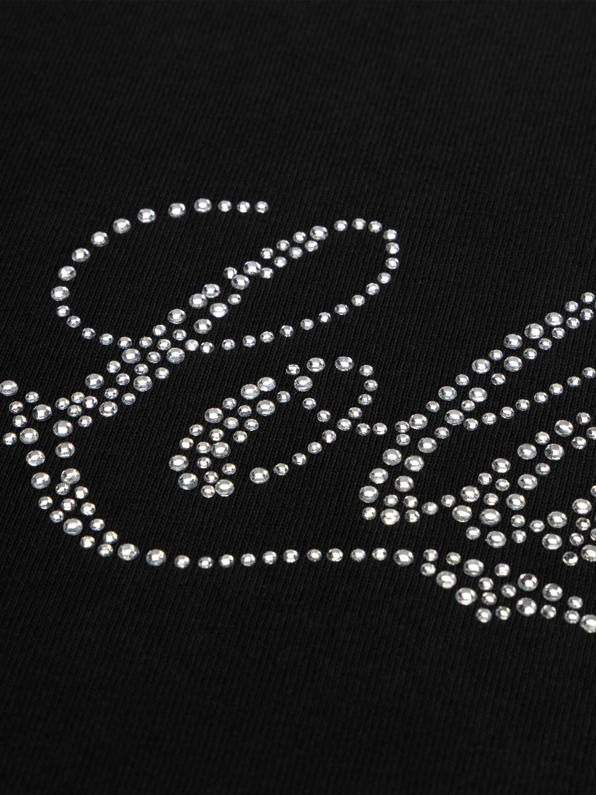 lola young rhinestone black t-shirt design
