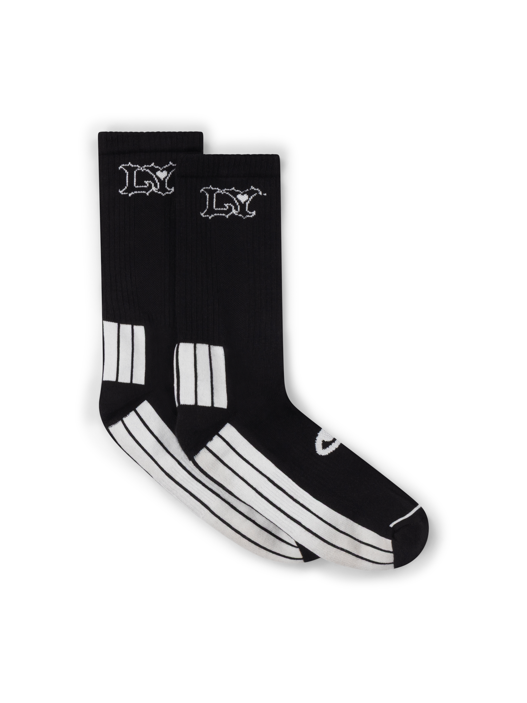 Aries x Lola Young Black Socks Right