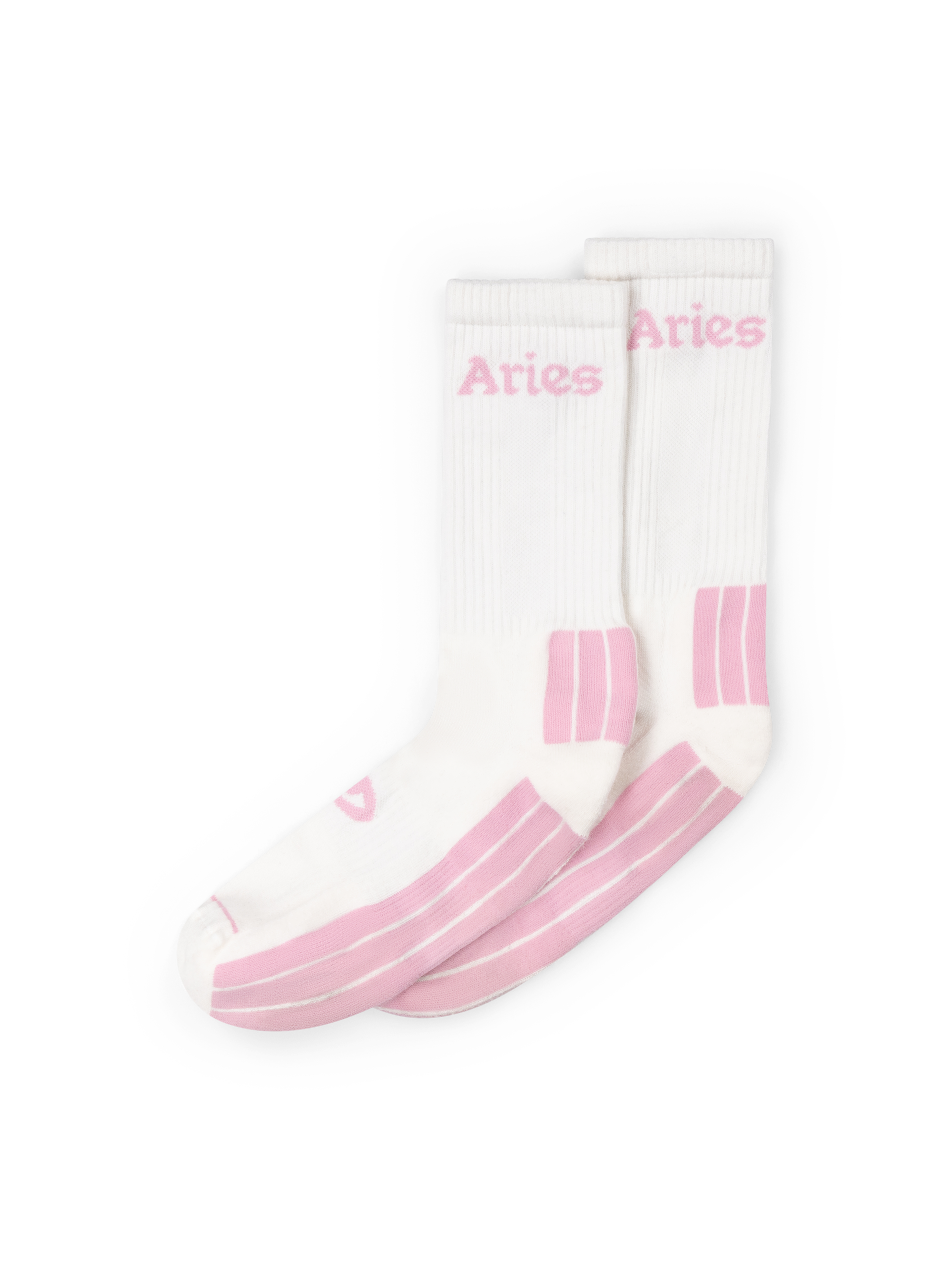 Aries x Lola Young White Socks Left