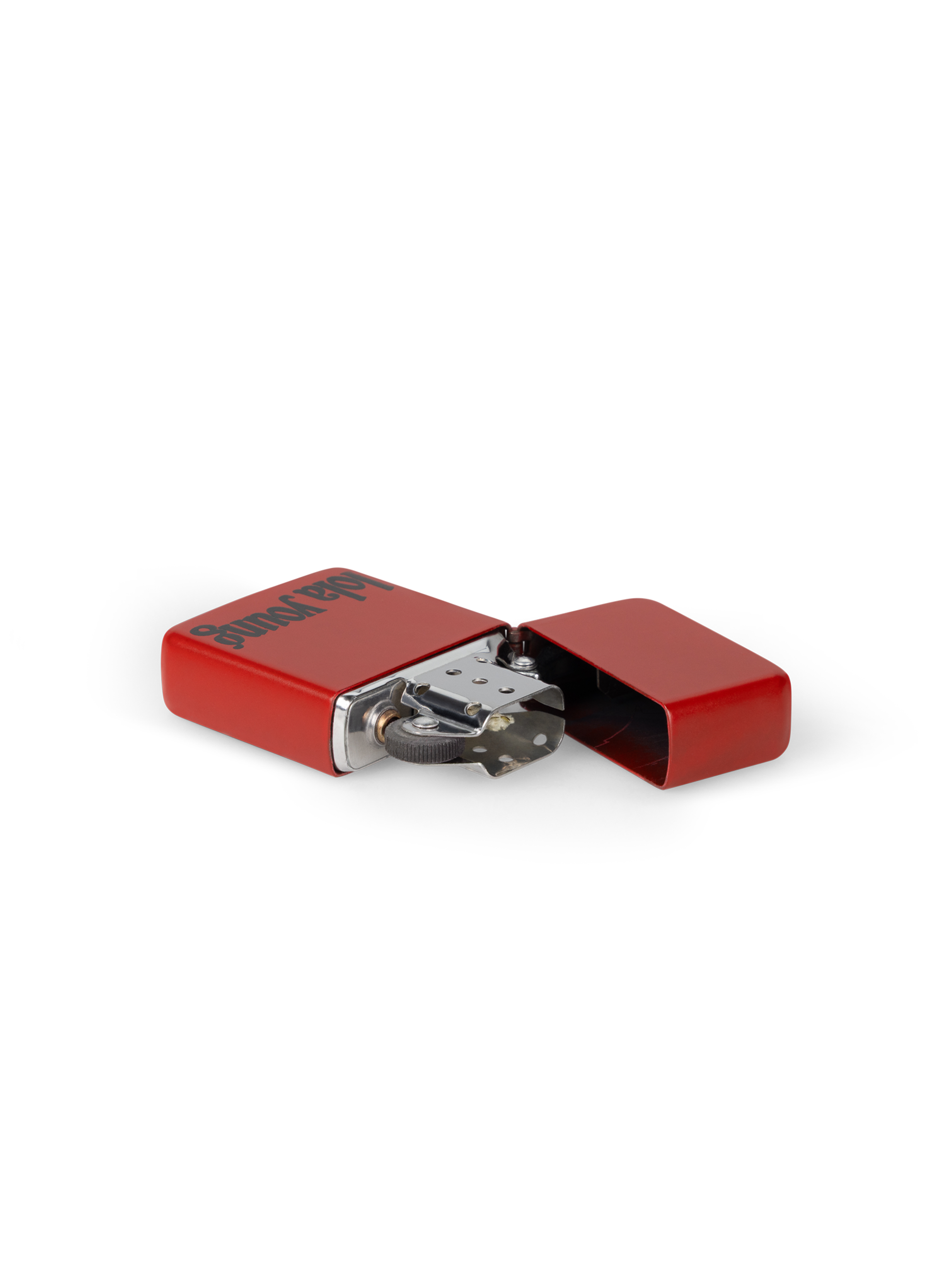 lola young red flip lighter open 2